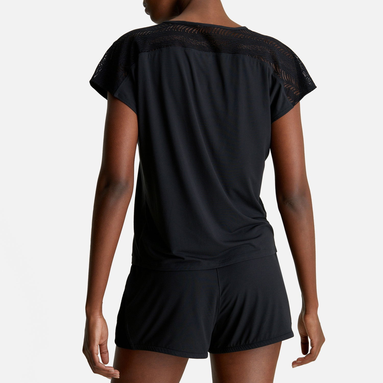Majica CALVIN KLEIN Sculpt Stretch-Modal Top Črna | 000QS7157EUB1, 1