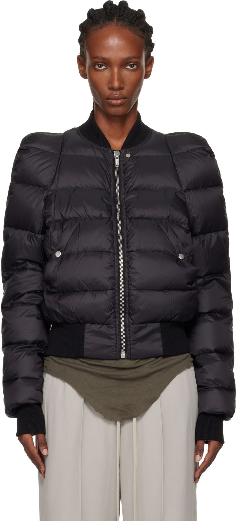 Puhovka Rick Owens Concordians Duvet Flight Down Jacket Črna | RP02E4777 NPD1