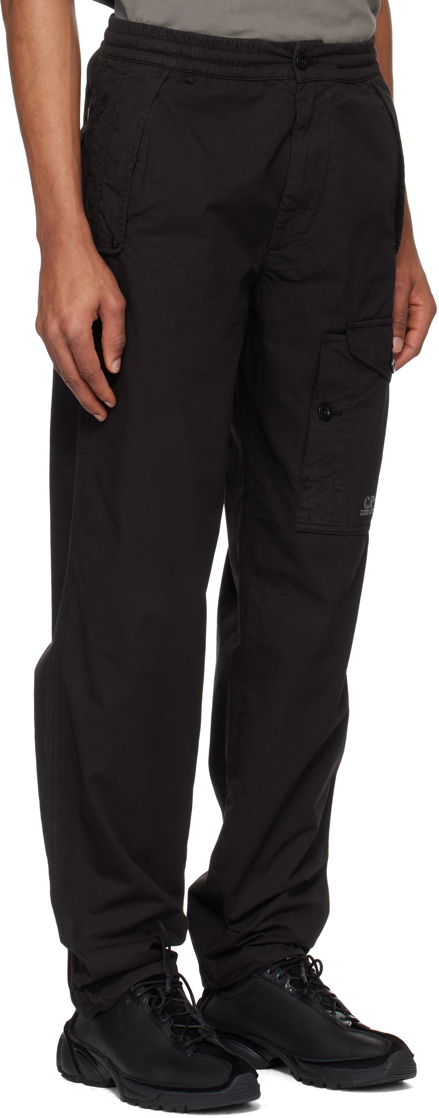 Cargo hlače C.P. Company C.P. Company Microreps Cargo Pants Črna | 18CMPA059A-006475G, 1