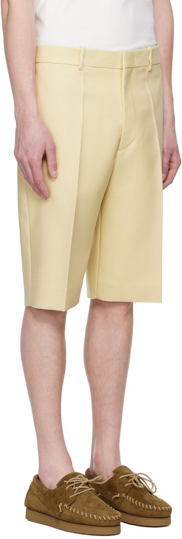 Kratke hlače Jil Sander Jil Sander Wool Canvas Shorts Rumena | J21KA0256_J40005, 1