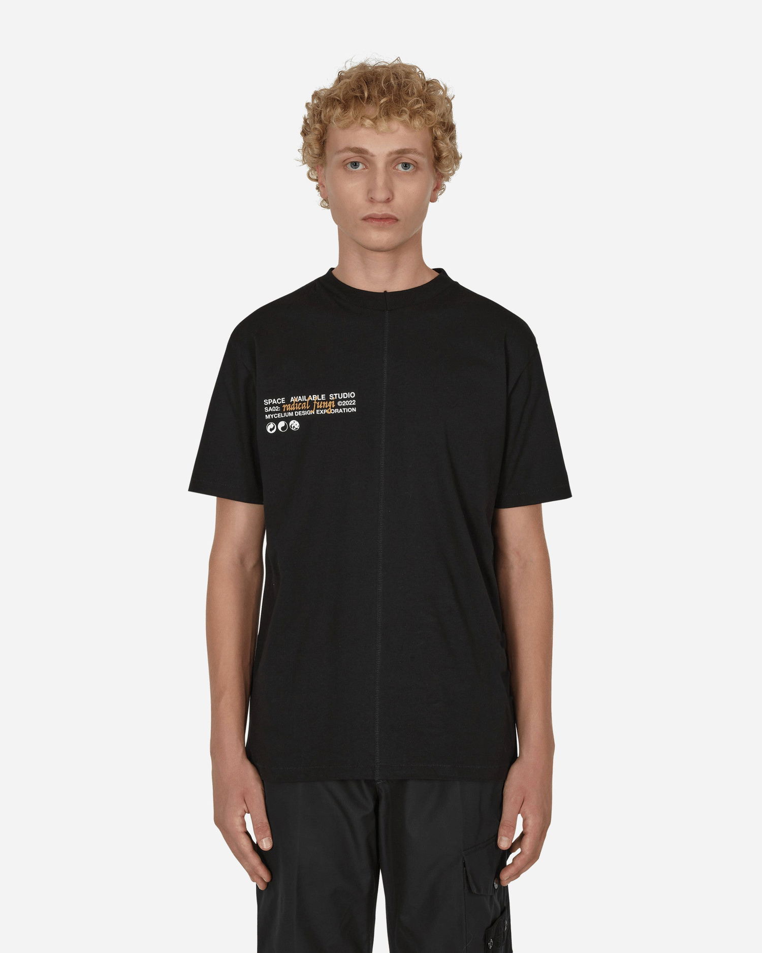 Majica Space Available Upcycled Case Study T-Shirt Črna | SA-TS-UCS001 BLK, 0