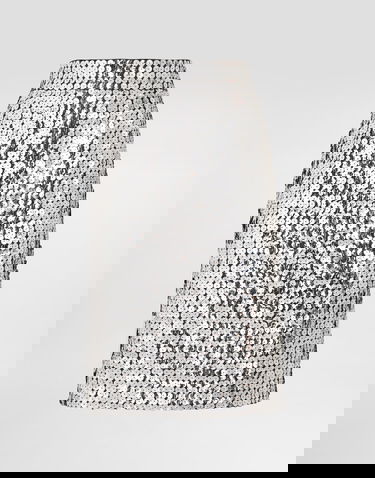 Krila Dolce & Gabbana Straight Skirt With Sequins Kovinski | F4C1LTFLSL3S0998, 0