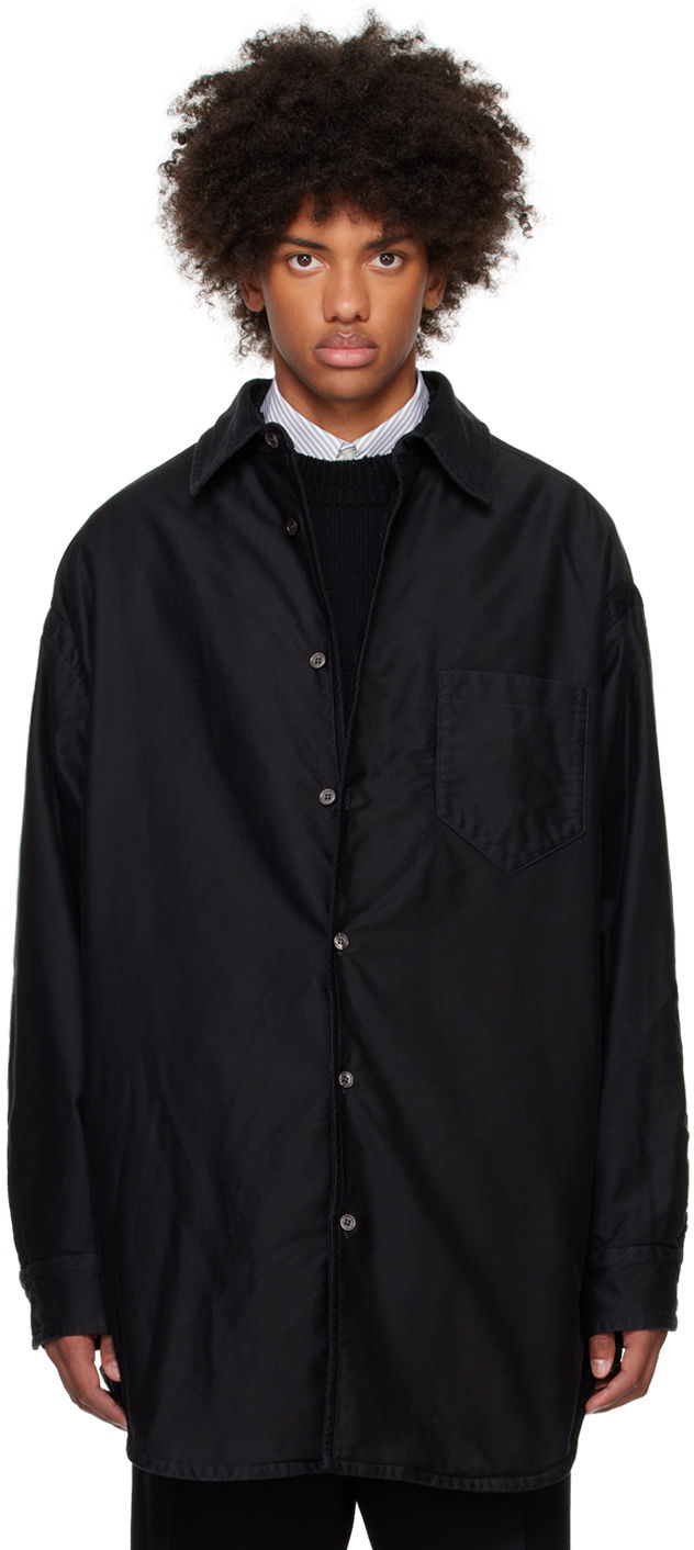 Srajce Maison Margiela Padded Cotton Shirt Črna | S50DT0046 M35217