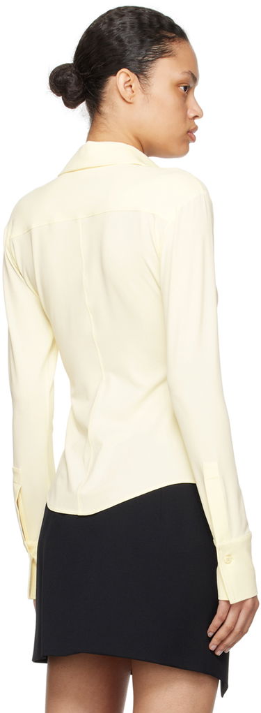 Srajce The Attico Attico Elton Fitted Shirt Rumena | 241WCH21 A014, 2