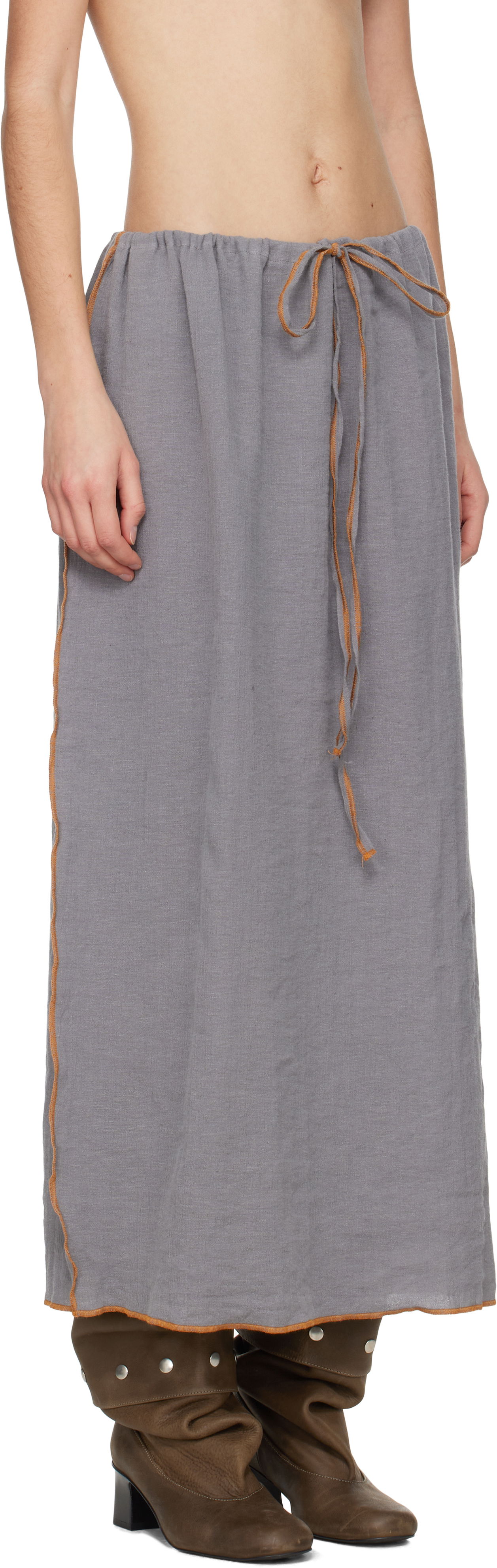 Krila Baserange Max Maxi Skirt Siva | SKMX-LC-SP25, 1