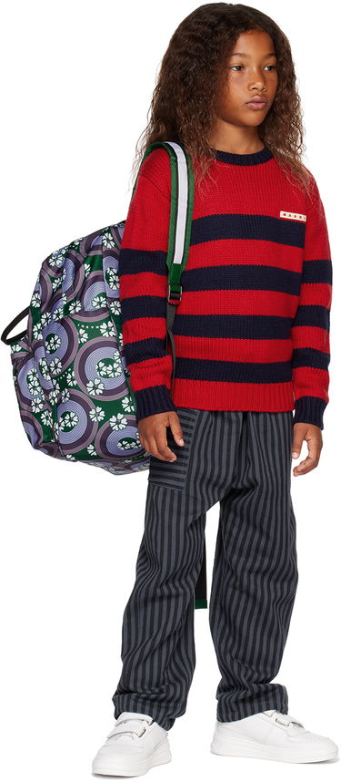 Nahrbtnik Marni Marni 70s Circles Print Backpack Zelena | M00965, 3