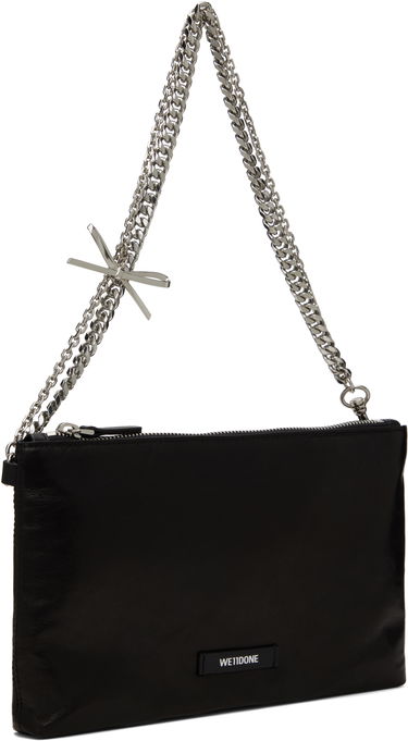 Torba za čez ramo We11done We11done Ribbon Chain Shoulder Bag Črna | WD-AB0-25-480-U-BK, 1
