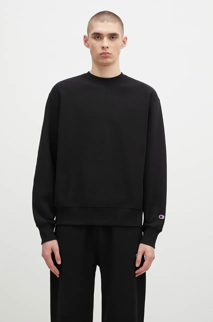 Pulover Champion Crewneck Sweatshirt Črna | 220707