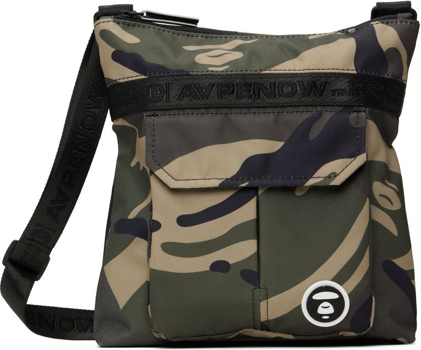 Torba za čez ramo AAPE by A Bathing Ape AAPE by A Bathing Ape 'AAPE Now' Crossbody Bag Zelena | AAPBGM5331XAOGRZ
