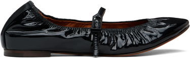Oblačila LANVIN Lanvin Mary Jane Glossy Leather Ballerinas Črna | FW-BAMB05-GLOS-H24, 0