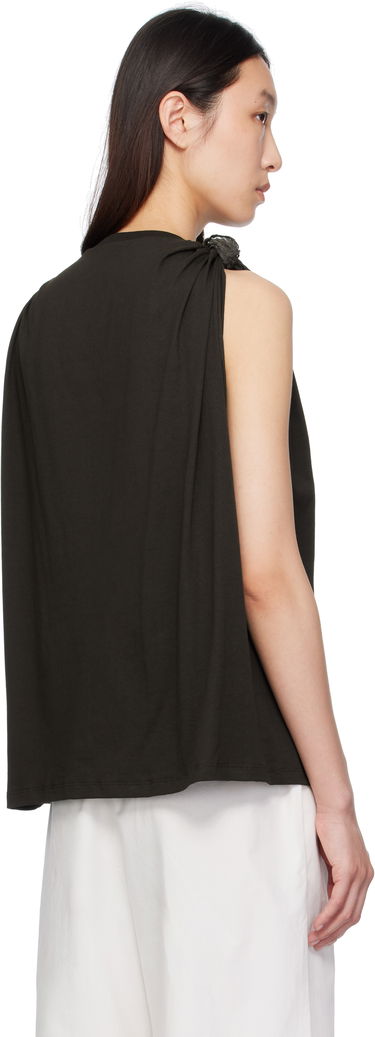 Majica brez rokavov Baserange Baserange Rodo Knotted Shoulder Tank Top Črna | TOROT-RC-SU25, 2