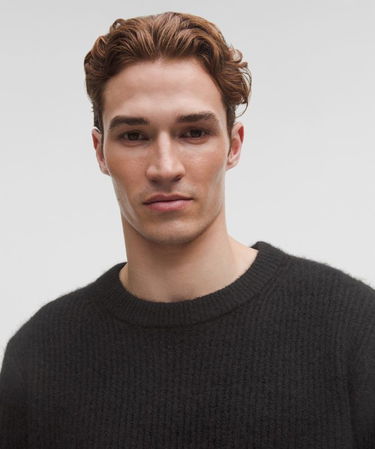 Pleteni pulover lululemon Ribbed Wool-Blend Sweater Črna | prod20001963, 3