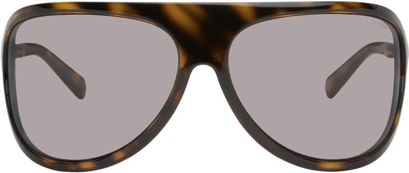 Sončna očala Miu Miu Miu Miu Miu Enigme Sunglasses Rjava | 0MU A01S 8056262319055