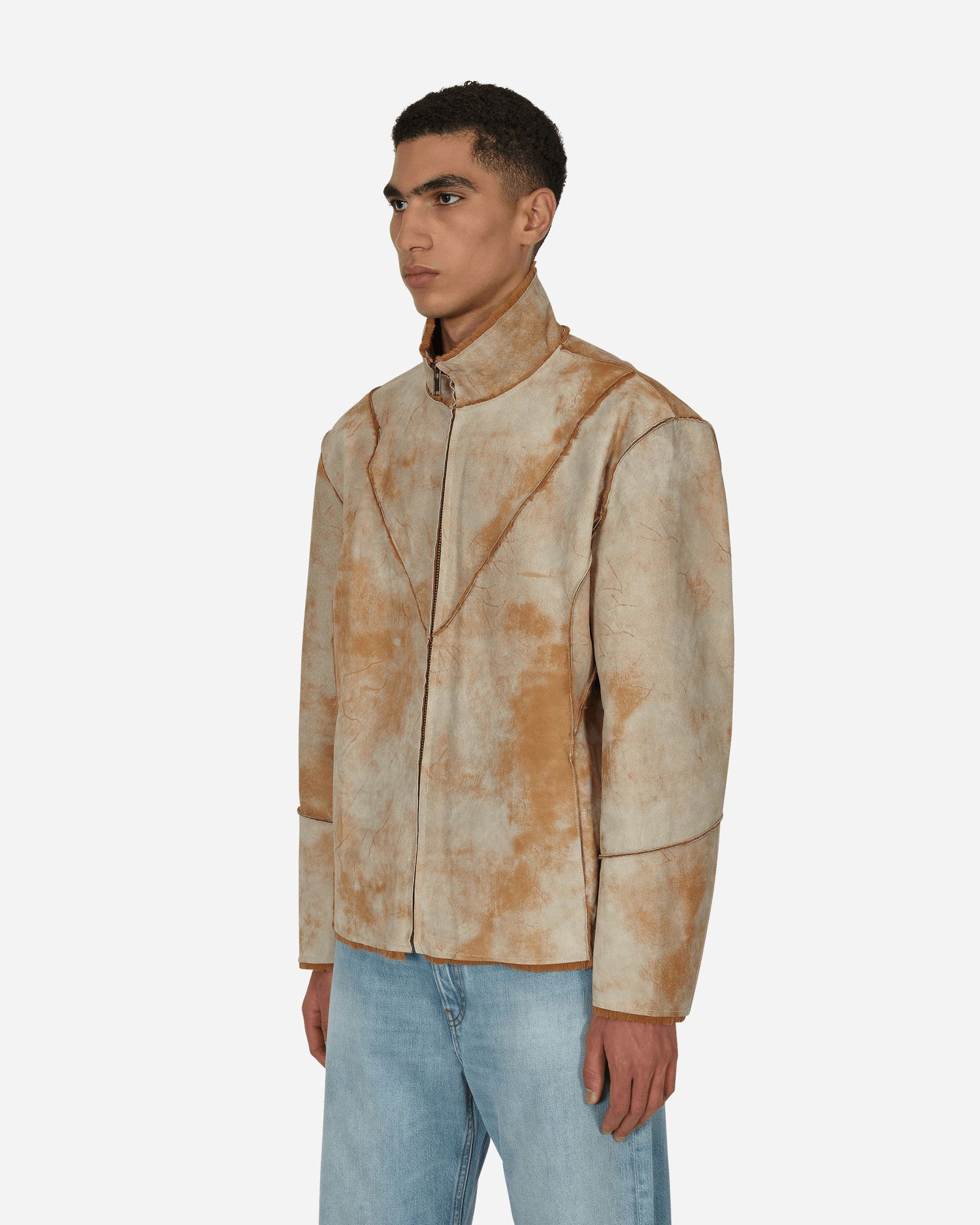 Jakna GUESS Leather Sherpa Jacket Bež | M2BL06L0R30 F9JB, 1