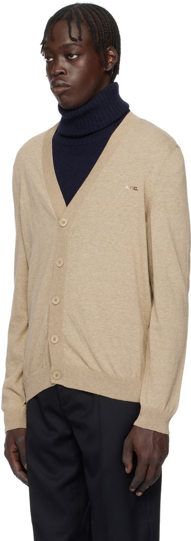 Pleteni pulover A.P.C. Cardigan Bež | COEZJ-H22315, 3