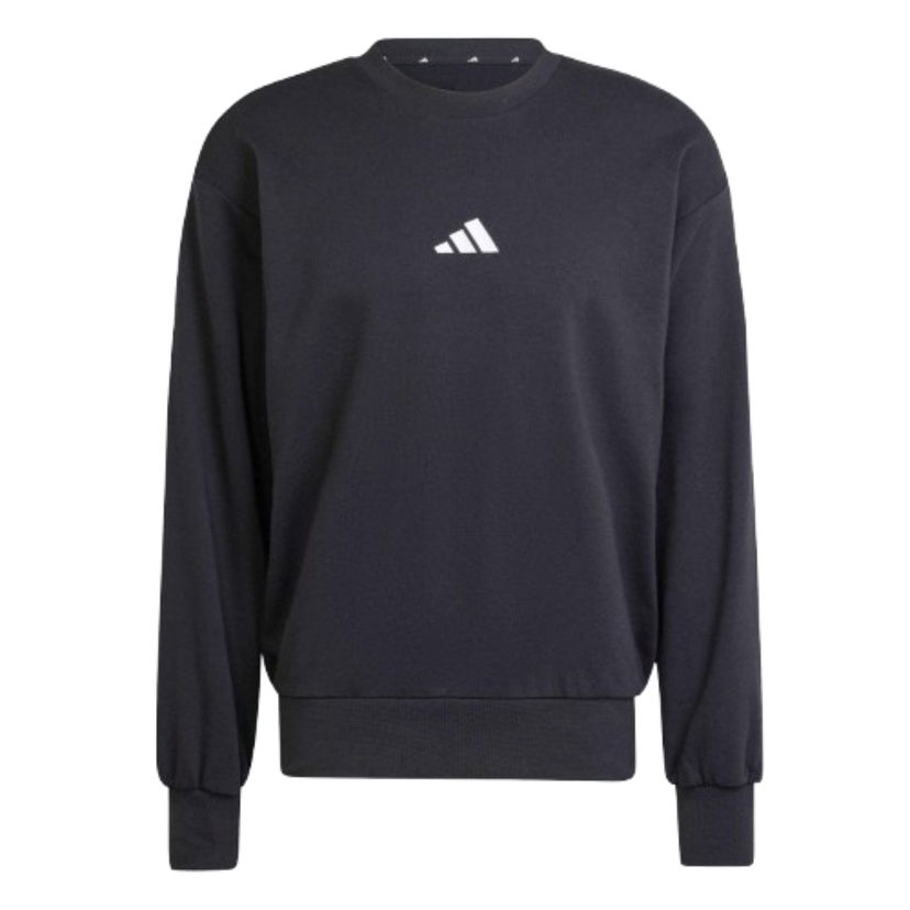 Pulover adidas Originals Essentials FeelCozy French Terry Sweatshirt Mornarica | JE3837