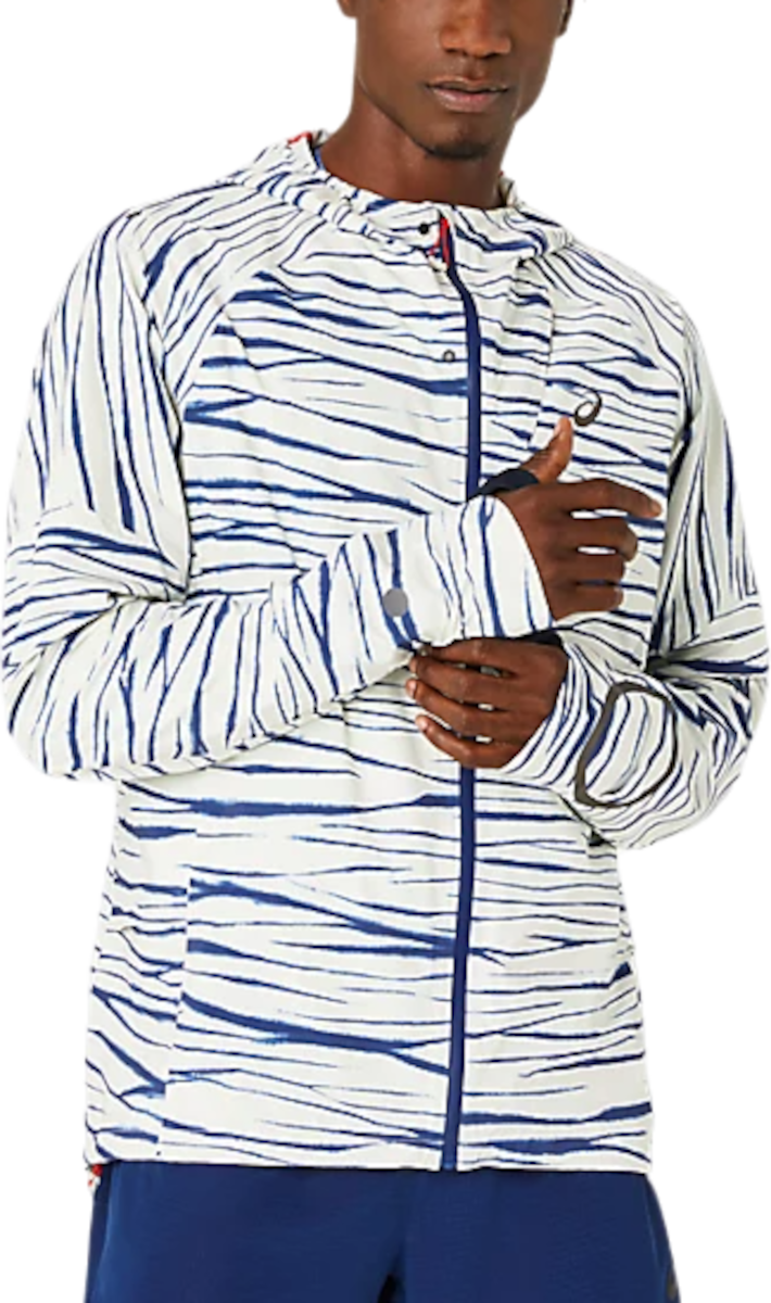 Jakna Asics METARUN SHIBORI WATERPROOF JACKET Bela | 2011d124-200