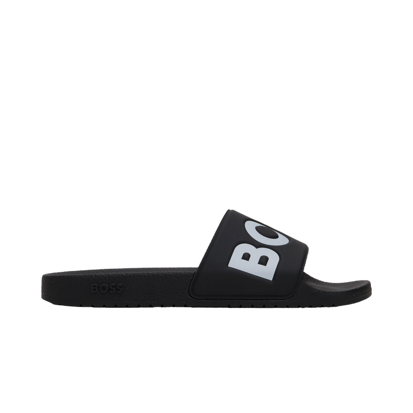 Superge in čevlji BOSS Large Logo Detail Pool Slides Črna | 50536835