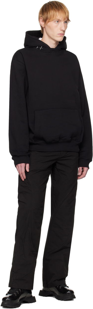 Pulover HELIOT EMIL HELIOT EMIL Pietra Hoodie Črna | SS25_M_08_076_BLK01, 3