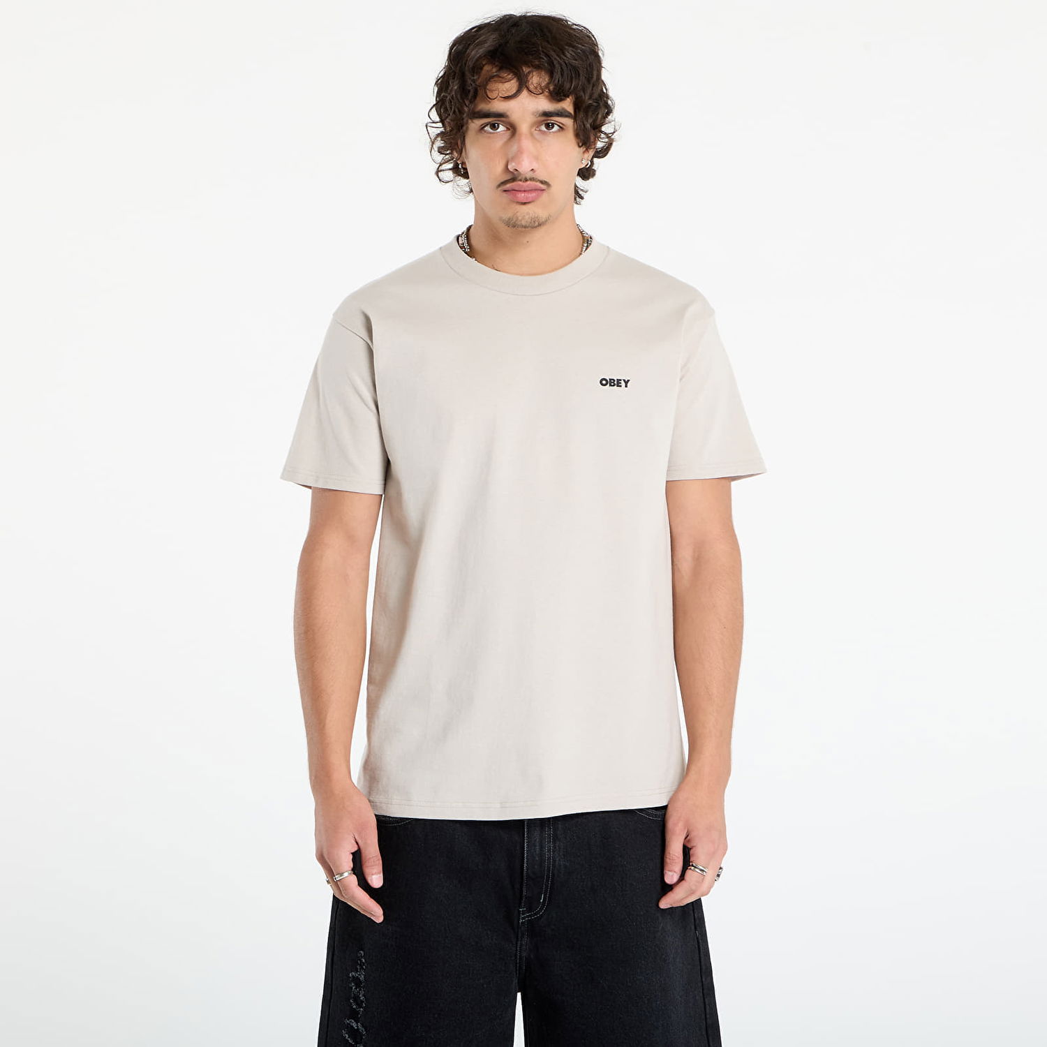 Majica OBEY OBEY Visual Studios Tee Bež | 165264231-SIG, 0