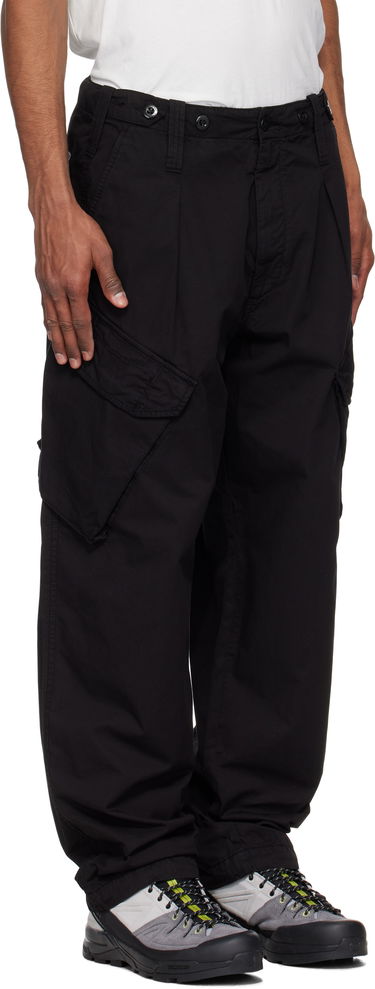 Cargo hlače C.P. Company C.P. Company Loose Cargo Gabardine Pants Črna | 18CMPA286A-110340O, 1