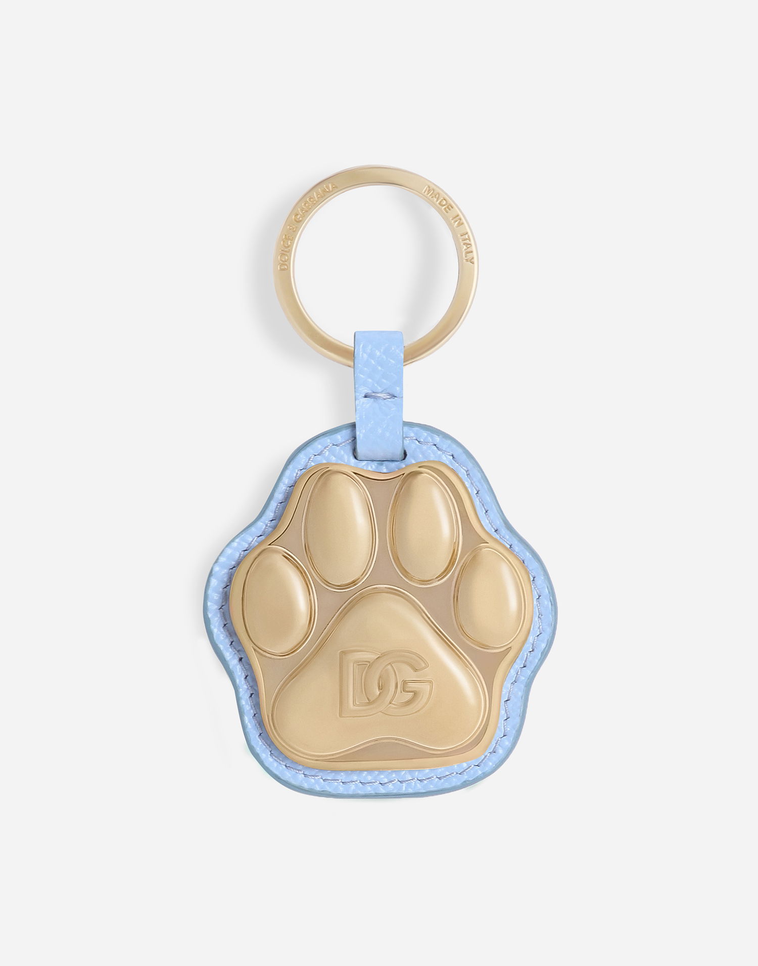 Obeski za ključe Dolce & Gabbana Dolce & Gabbana Calfskin Paw Keychain Modra | BD0019A645280620, 0