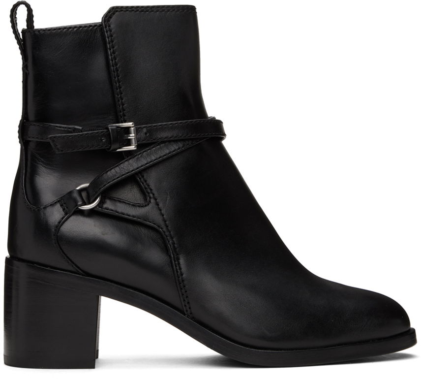 Oblačila rag & bone Rag & Bone Hazel Buckle Boots Črna | WFF23FF013SX13, 0