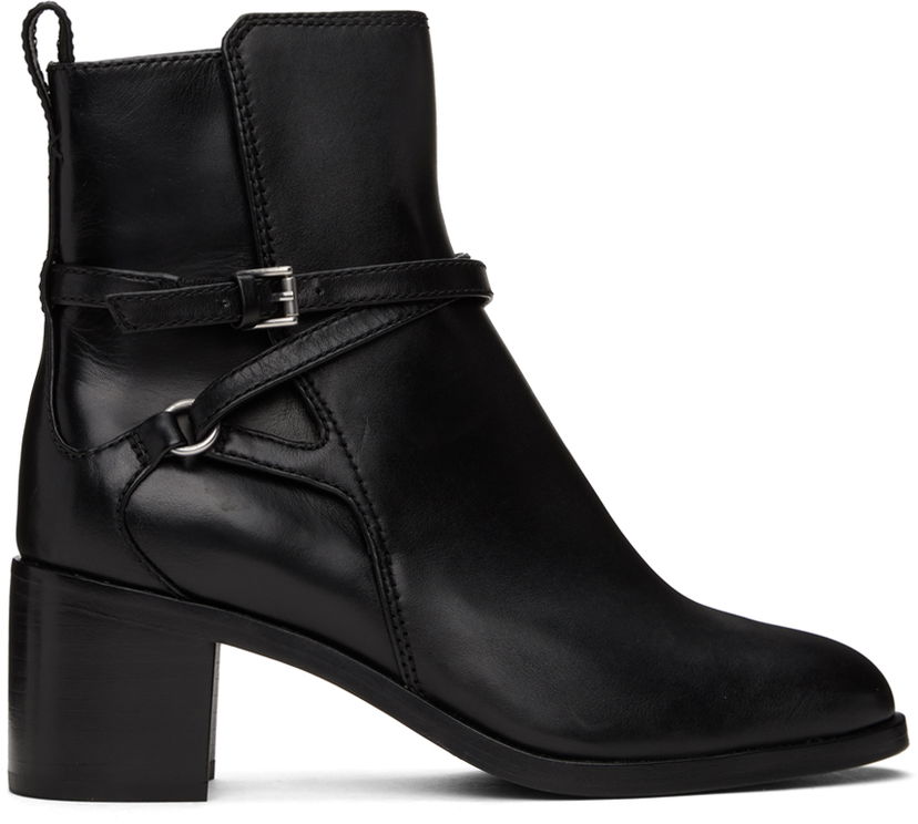 Oblačila rag & bone Rag & Bone Hazel Buckle Boots Črna | WFF23FF013SX13