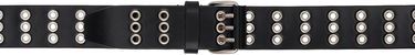 Pasovi Ann Demeulemeester Ann Demeulemeester Ezra Grommet Leather Belt Črna | 2402-U-BE11-LT128-099, 0