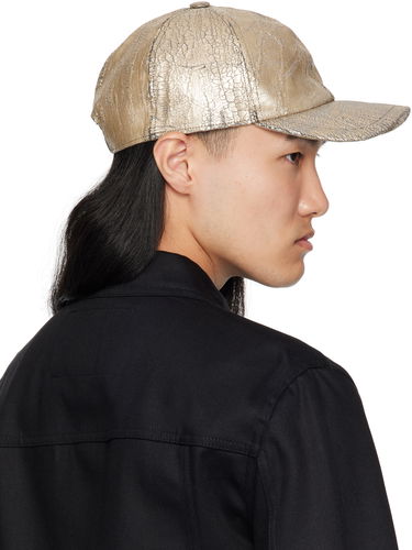 Kapa Rick Owens Rick Owens DRKSHDW Megacrust Denim Baseball Cap Kovinski | DA01E3478 SGMC, 2