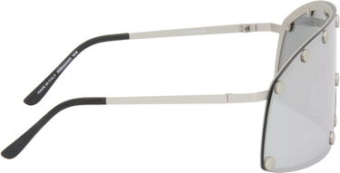 Sončna očala Rick Owens Rick Owens Hollywood Shielding Sunglasses Kovinski | RG0000001 GSILV, 1