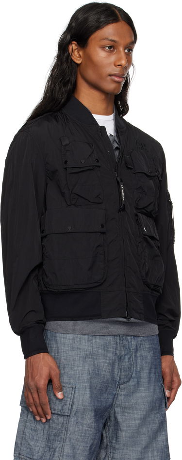 Bomber jakna C.P. Company C.P. Company Chrome-R Multipocket Bomber Jacket Črna | 18CMOW010A-005904G, 1