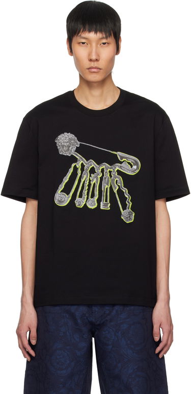 Majica Versace Versace 'Versace Pop Pin' T-Shirt Črna | 1013302_1A13423, 0