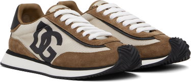 Superge in čevlji Dolce & Gabbana Mixed-Material 'DG' Cushion Rjava | CS2288 A3D24, 3