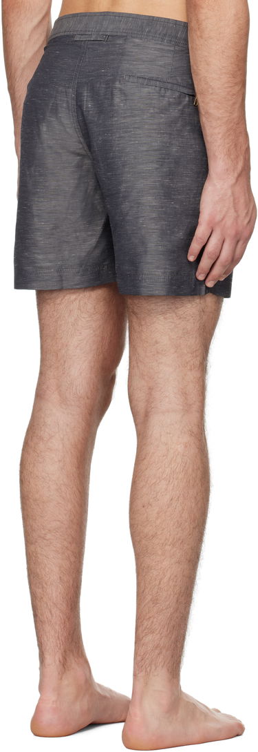 Kopalke Orlebar Brown Bulldog Linen Swim Shorts Siva | 280030, 2