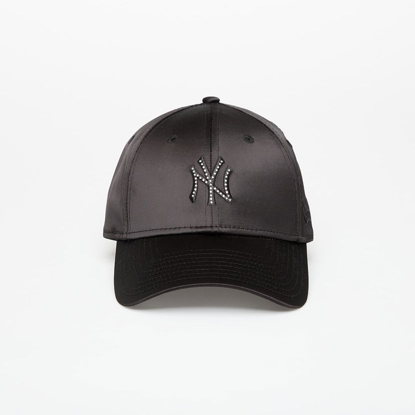 Kapa New Era New Era New York Yankees 9FORTY Satin Rhinestone Baseball Cap Črna | 60691310