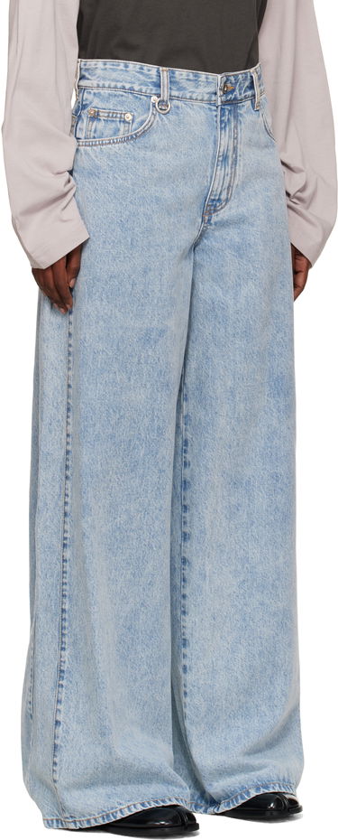 Kavbojke We11done We11done Oversized Low-Rise Jeans Modra | WD-DP2-25-337-W-SK, 1