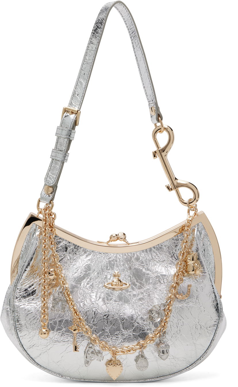 Torbica Vivienne Westwood Vivienne Westwood Charm Frame Bag Kovinski | 4B01000PW-L00AC-