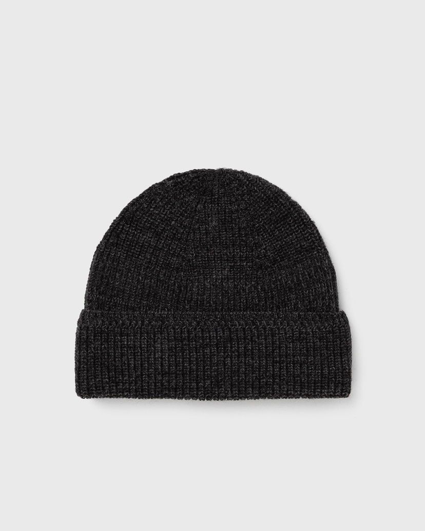 Beanie NORSE PROJECTS Wool Cotton Rib Beanie Črna | N95-0840-1600