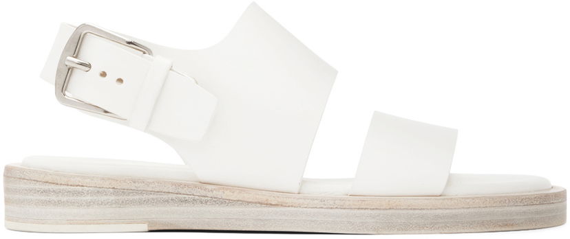 Kratke hlače Ann Demeulemeester Ann Demeulemeester Lore Flat Sandals Bela | 2201-W-S01-390-001