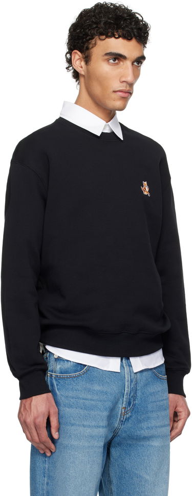 Pulover MAISON KITSUNÉ Maison Kitsuné Speedy Fox Patch Comfort Sweatshirt Mornarica | MM00313KM0321, 4