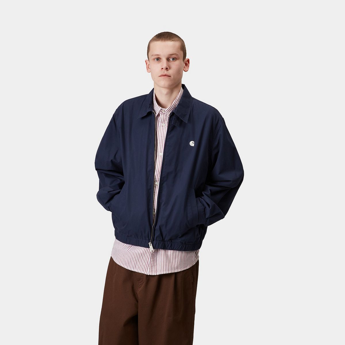 Vetrovka Carhartt WIP Carhartt WIP Duke Jacket Mornarica | I034516_42, 0