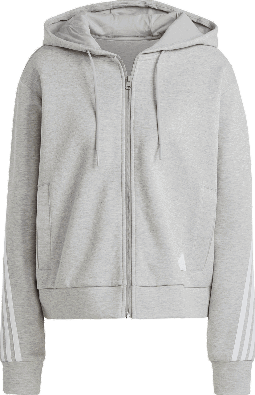 Pulover adidas Performance Future Icons Cropped Hoodie Siva | ib8511