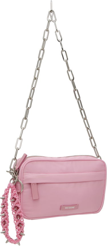 Torba za čez ramo We11done We11done Mini Chain Bag with Spiked Wristlet Roza | WD-AB0-25-488-U-PK, 1