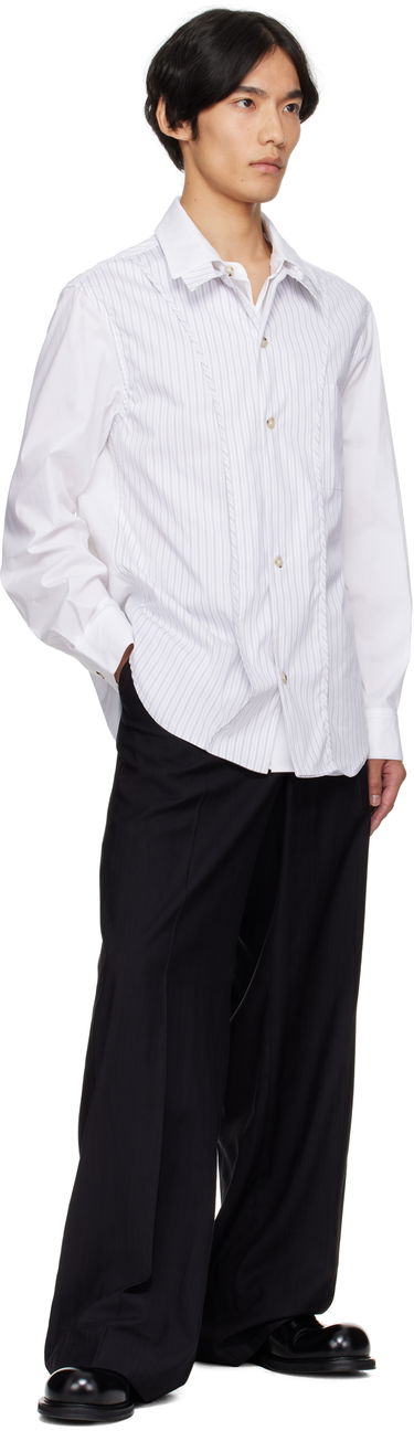 Srajce Andersson Bell Andersson Bell Open Collar Layered Shirt Bela | atb1341m, 3