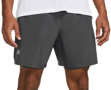 Kratke hlače Under Armour UA LAUNCH 7'' 2-IN-1 SHORTS-GRY Črna | 1382641-025, 0