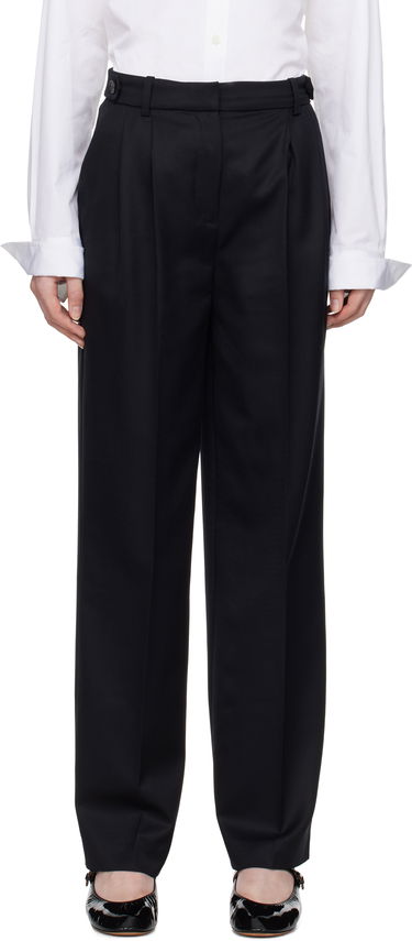 Hlače A.P.C. A.P.C. Joseon Pleated Trousers Črna | WOAPO-F08475, 0