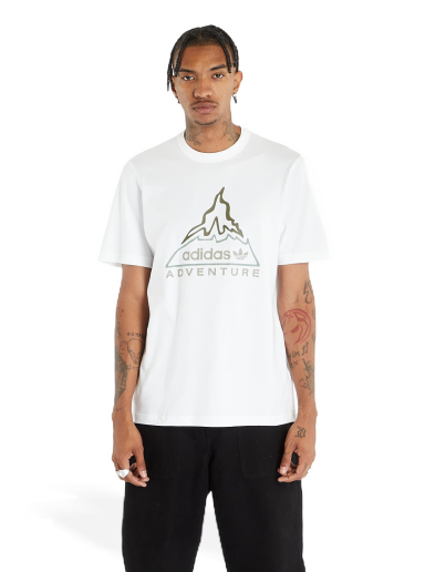 Majica adidas Performance Adventure Volcano Short Sleeve Tee White Bela | IJ0702