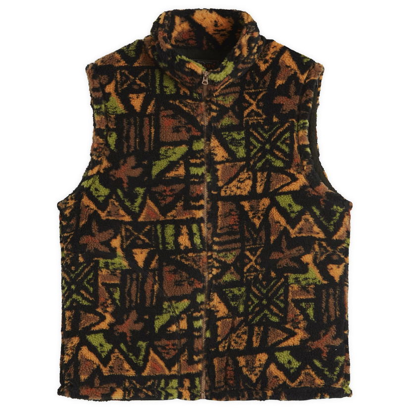 Telovnik BEAMS Beams Plus Stand Collar Fleece Zip Vest Večbarvna | 3806-0114-791-90