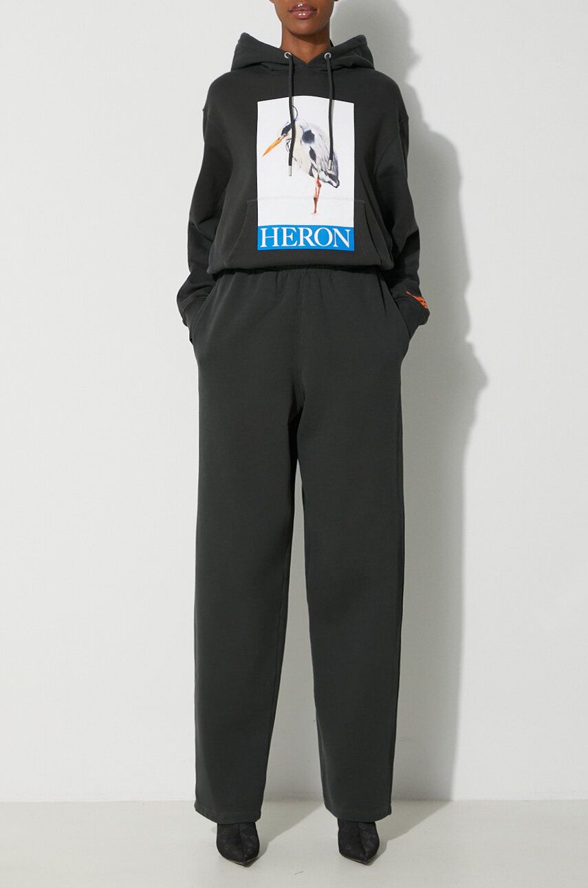 Trenirka HERON PRESTON Sweatpants With Print Črna | HWCH006F23JER0011001, 0